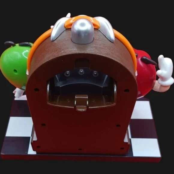 M&M rocking roll cafe candy dispenser
